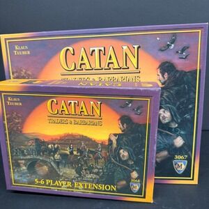 Catan Traders & Barbarians Expansion & 5-6 Player Extension set 2 Mayfair Games